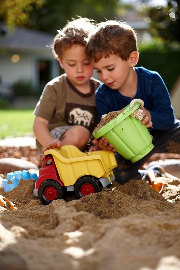 Dump Truck, Red/Yellow CB - Pretend Play, Motor Skills