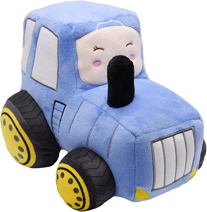 Soft Plush Tractor Stuffed Truck Toy Super Cute Car