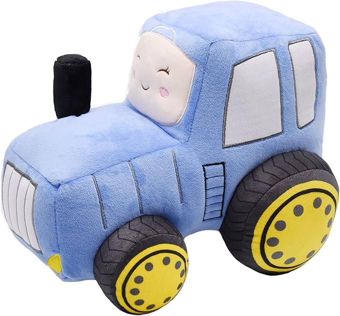 Soft Plush Tractor Stuffed Truck Toy Super Cute Car